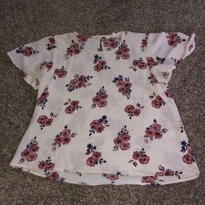 Pink Floral Top